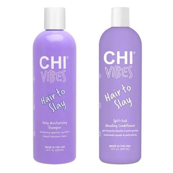 CHI Хидратиращ пакет - CHI Vibes Hair To Slay Daily Moisturizing: Шампоан 355 мл, Балсам 355 мл