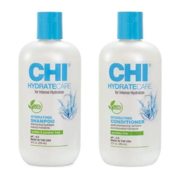 CHI Хидратиращ пакет за суха и увредена коса - CHI HydrateCare Шампоан 355 мл, Балсам 355 мл