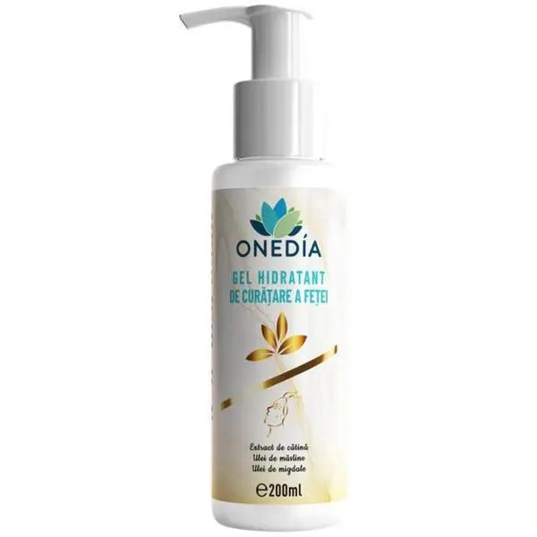 Onedia Хидратиращ почистващ гел за лице - Onedia, 200 мл