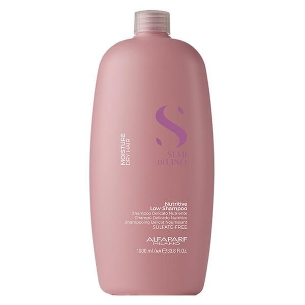 Alfaparf Milano Хидратиращ шампоан за суха коса - Alfaparf Milano Semi Di Lino Moisture Nutritive Low Shampoo, 1000мл