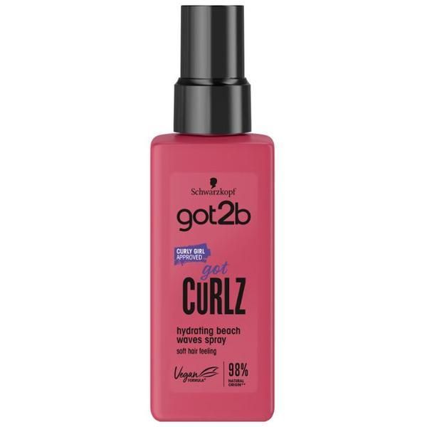 Got2B Хидратиращ спрей за къдрици - Schwarzkopf Got2b Got Curlz Hydrating Beach Waves Spray Soft Hair Feeling, 150 мл