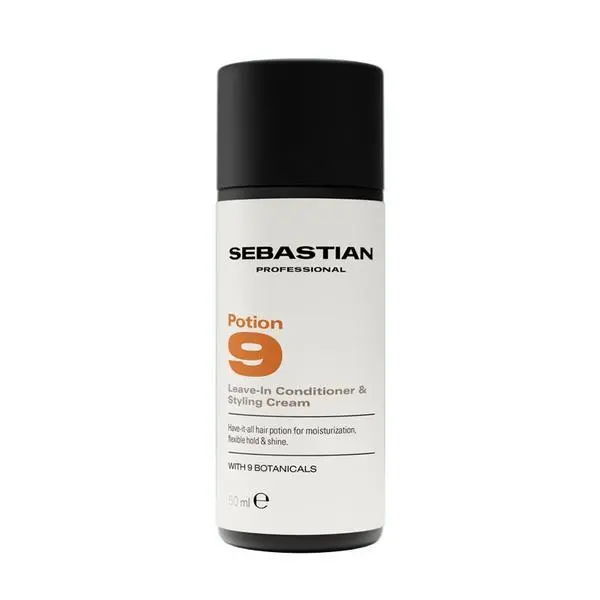 Sebastian Professional Хидратиращ стилизиращ крем за коса с лека фиксация - Sebastian Professional Potion 9 Leave-In Conditioner &amp; Styling Cream, 50 мл