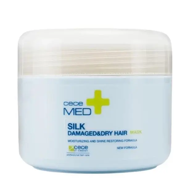 Cece Med Хидратираща и регенерираща копринена маска за суха и увредена коса  CeCe Med Silk Damaged &amp; Dry Hair Mask, 200 мл