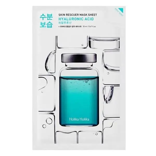 Holika Holika Хидратираща маска с хиалуронова киселина - Holika Holika Skin Rescuer Mask Sheet, 20 мл
