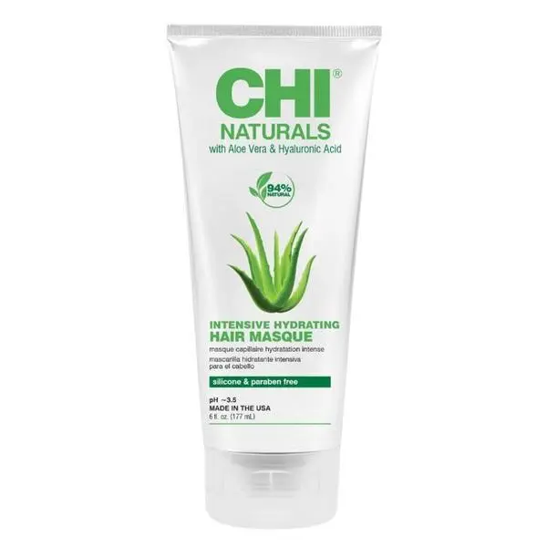 CHI Хидратираща маска за коса с алое вера и хиалуронова киселина - CHI Naturals Intensive Hydrating Hair Masque, 177 мл