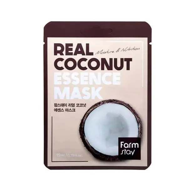 Farm Stay Хидратираща маска за лице с кокосова есенция - FarmStay Real Coconut Essence Mask, 23 мл