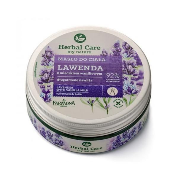 Farmona Хидратиращо масло за тяло с лавандула и ванилово мляко - Farmona Herbal Care Lavender with Vanilla Milk Salt Body Scrub, 200мл