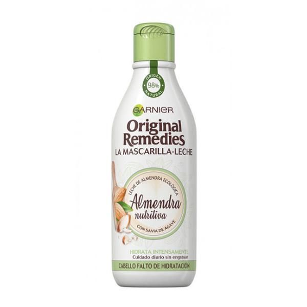 Garnier Хидратиращо мляко за коса с бадеми - Garnier Original Remedies La Mascherilla-Leche Almond Nutritiva Cabello Falto de Hidratacion, 300 мл