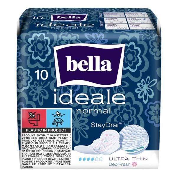 Bella Хигиенни абсорбиращи превръзки - Bella Ideale Normal StayDrai Ultra Thin, 10 бр