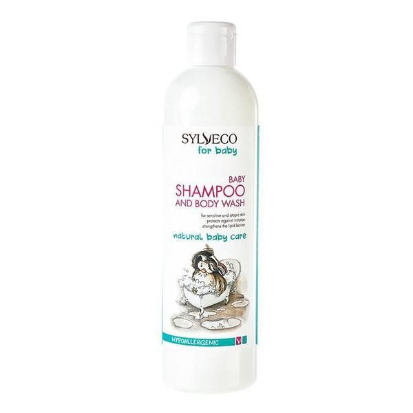 Sylveco Хипоалергенен шампоан и гел за тяло за бебета - Sylveco Baby Shampoo &amp; Body Wash Natural Baby Care, 300 мл