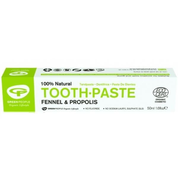 Green People Хомеопатична паста за зъби с органичен копър и прополис Green People, 50 мл