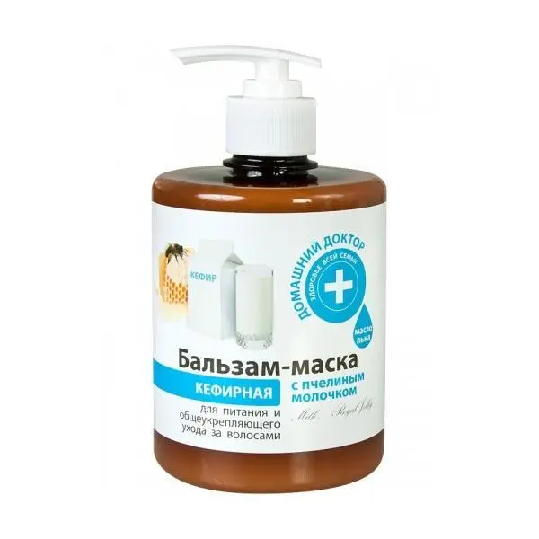 Doctorul Casei Хранителна маска балсам с млечен протеин и пчелно мляко Doctorul Casei, 500мл