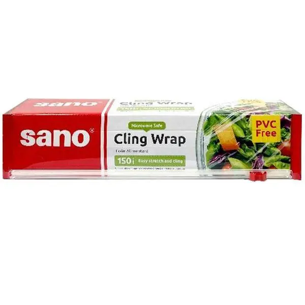 Sano Хранително фолио с плъзгащ се нож - Sano Cling Wrap, 150 м