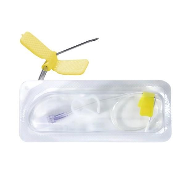 Prima Хубер игла Prima, стерилна, с крила, за прилагане на химиотерапевтични вещества, 22G x 15мм