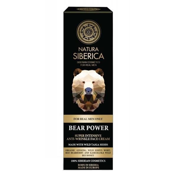 Natura Siberica Интензивен крем против бръчки за мъже Bear Power Natura Siberica, 50 мл