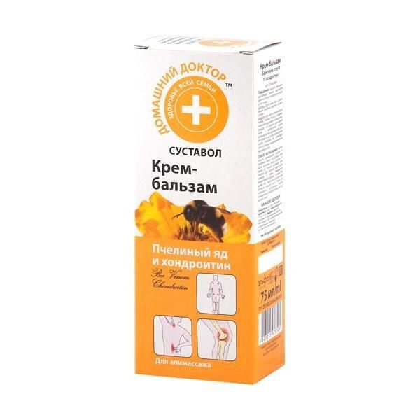 Doctorul Casei Интензивен противовъзпалителен крем при ставни проблеми с пчелна отрова и хондроитин Doctorul Casei, 75мл