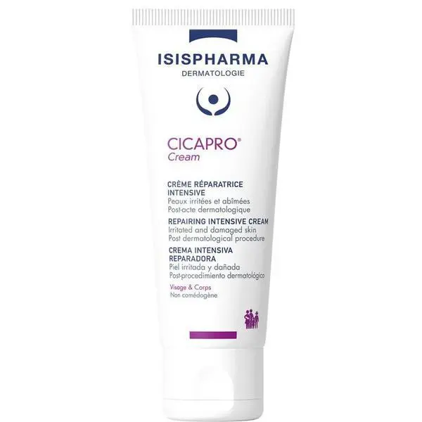 Isispharma Интензивен възстановяващ крем за раздразнена и увредена кожа - Isispharma Cicapro Repairing Intensive Cream, 40 мл