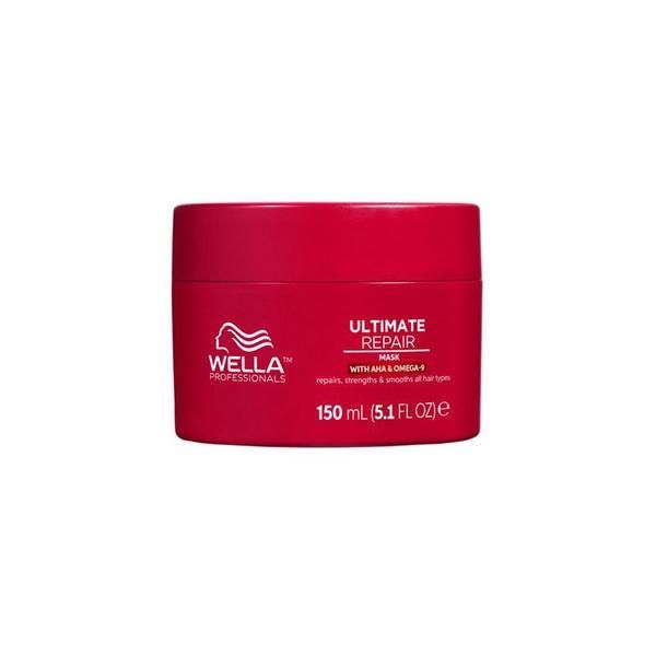 Wella Professionals Интензивна възстановяваща маска с AHA и Омега 9 за увредена коса - Wella Professionals Ultimate Repair Mask, 150 мл