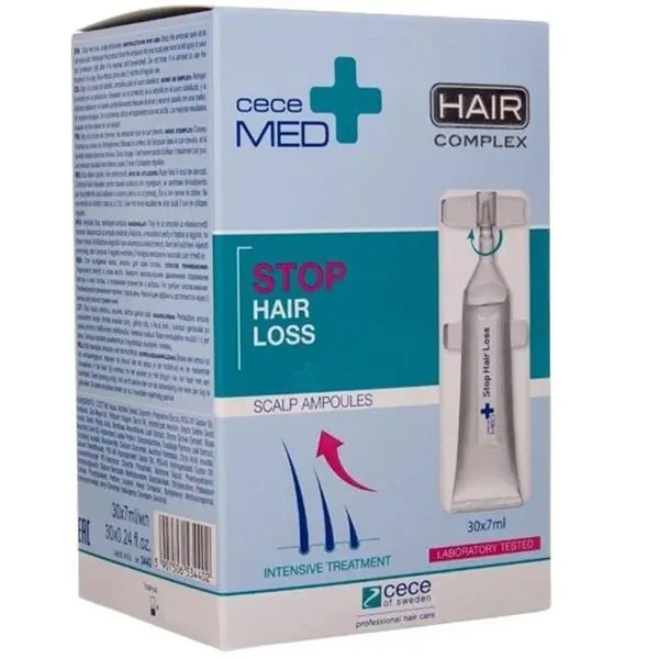 Cece Med Интензивни ампули против косопад - CeCe Med Stop Hair Loss Hair Complex Scalp Ampoules, 30 x 7 мл
