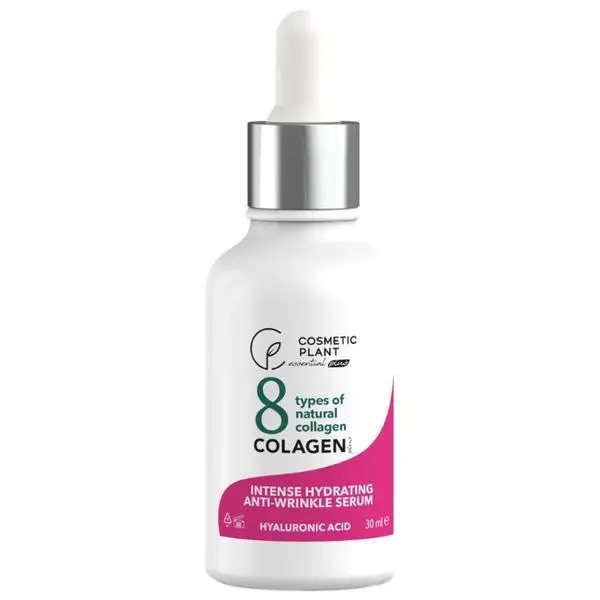 Cosmetic Plant Интензивно хидратиращ серум против бръчки - Cosmetic Plant Collagen Plus, 30 мл