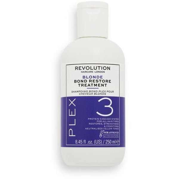 Revolution Haircare Интензивно лечение за суха и увредена коса - Revolution Haircare Blonde Plex 3 Bond Restore Treatment, 250 мл