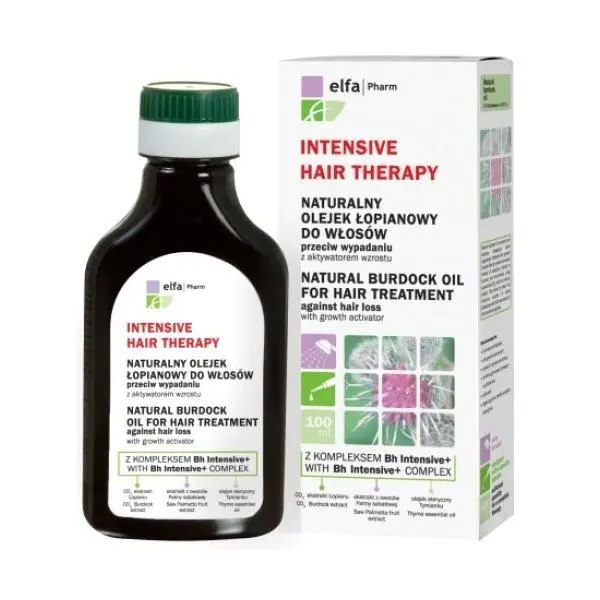 Elfa Pharm Интензивно масло срещу пърхот и косопад с репей Elfa Pharm, 100мл