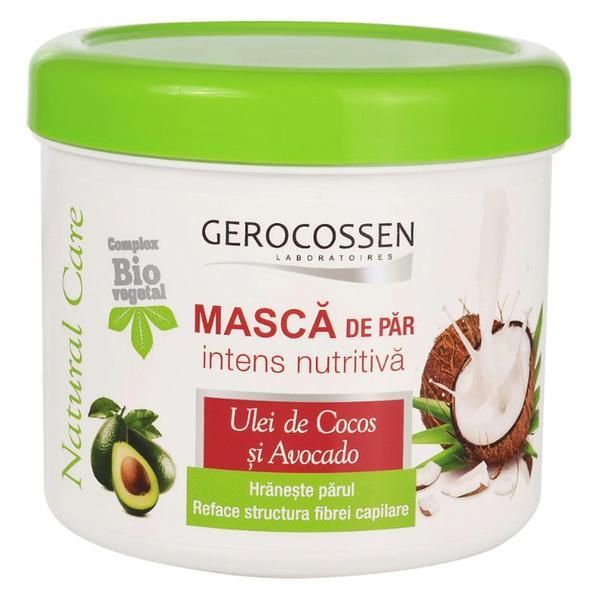 Gerocossen Интензивно овлажняваща маска за коса Natural Care, Gerocossen Laboratoires, 450 мл
