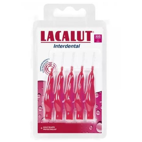 Lacalut Интердентални четки XXS 1.7 мм, розови - Lacalut, 5 бр