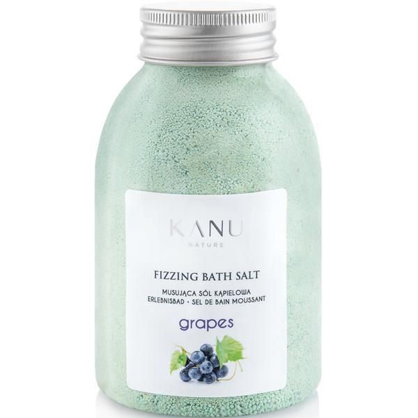 Kanu Nature Искряща сол за баня с аромат на грозде - KANU Nature Fizzing Bath Salt Grapes, 250 гр