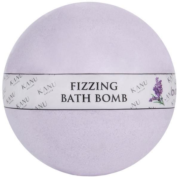 Kanu Nature Искряща топка за баня с лавандула - KANU Nature Fizzing Bath Bomb Lavender, 160 гр
