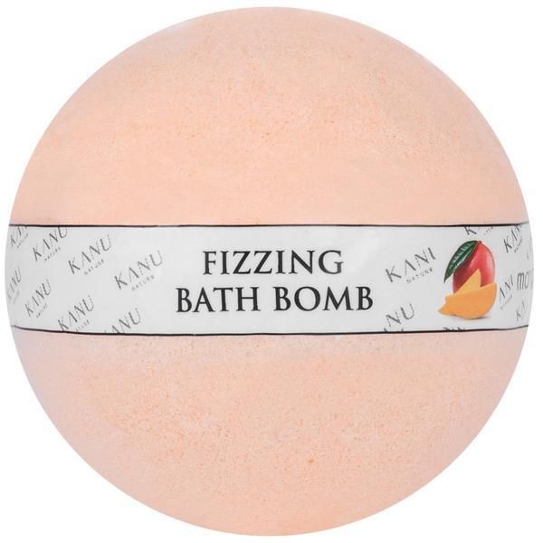 Kanu Nature Искряща топка за баня с манго - KANU Nature Fizzing Bath Bomb Mango, 160 гр