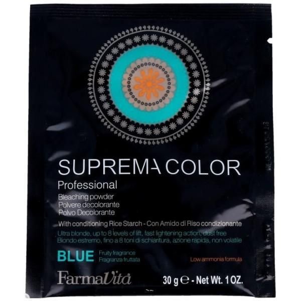 Farmavita Избелващ прах - FarmaVita Suprema Color Син, 30 гр