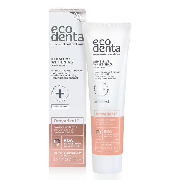 Ecodenta Избелваща паста за зъби Omyadent Ecodenta Sensitive Teeth, 100 мл