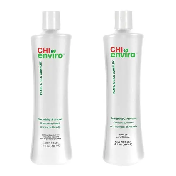 CHI Изглаждащ пакет - CHI Farouk Enviro Smoothing: Шампоан 355 мл, Балсам 355 мл