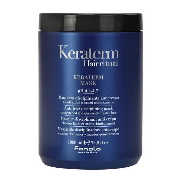 Fanola Изглаждаща маска - Fanola Keraterm Hair Ritual Anti-Frizz Disciplining Mask, 1000мл