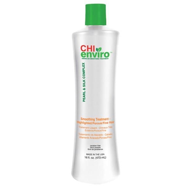 CHI Изглаждаща терапия за обезцветена коса, Фина или Пореста - CHI Farouk Enviro American Smoothing Treatment - Highlighted/Porous/Fine Hair, 473мл