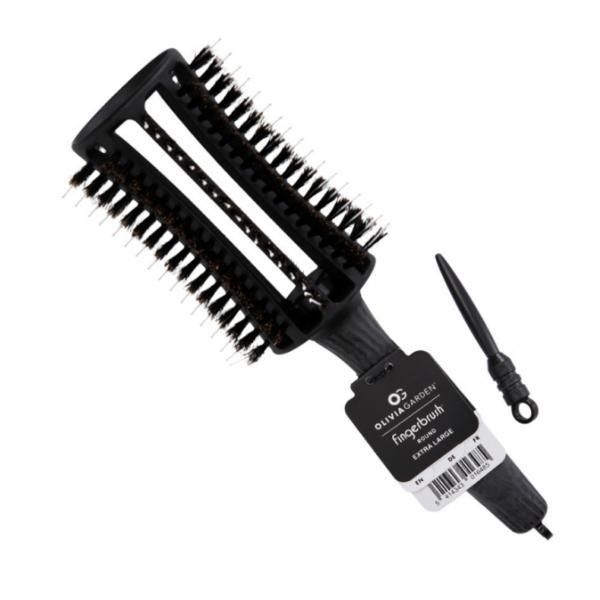 Olivia Garden Изключително голяма кръгла четка - Olivia Garden Finger Brush Round Round Extra Large, 1 бр