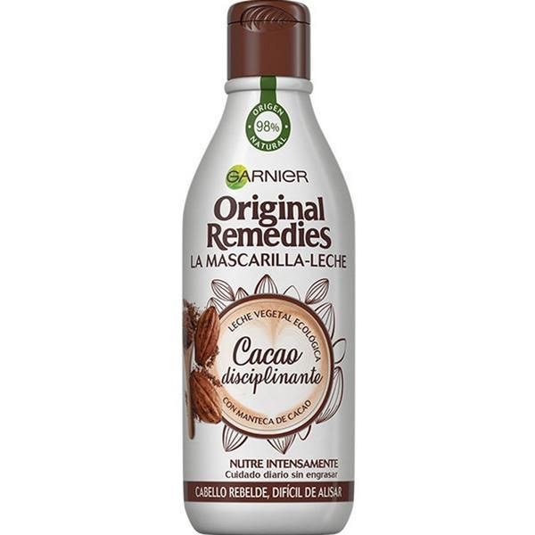 Garnier Какаово мляко за коса Garnier La Mascherilla -Leche Cacao Disciplinante Cabello Rebelde, Трудно за изправяне, 300 мл