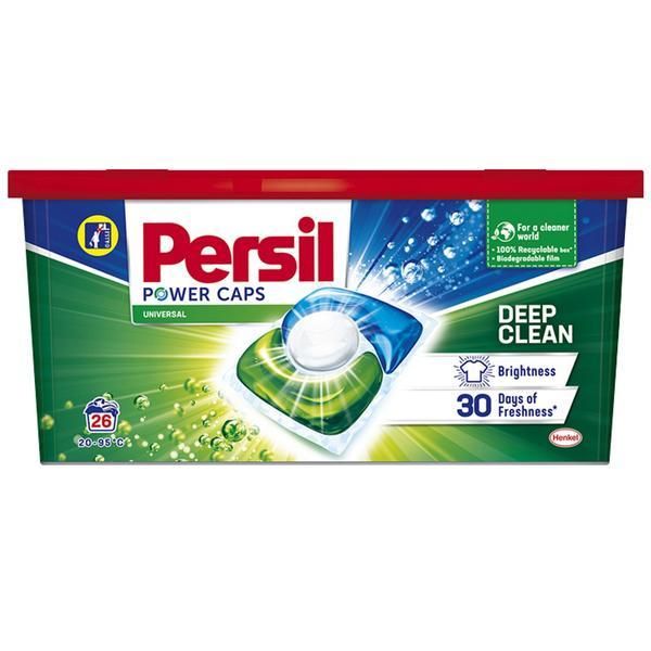 Persil Капсули за пране Persil Power Caps Universal Deep Clean, 26 бр
