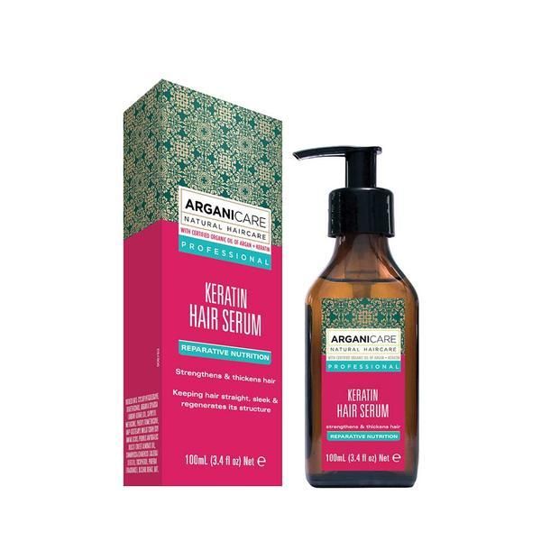 Arganicare Кератинов Укрепващ и подхранващ серум за суха и повредена коса Arganicare , 100 мл