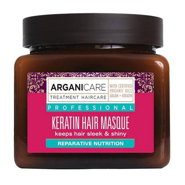 Arganicare Кератинова възстановяваща и подхранваща маска за суха и повредена коса Arganicare , 500мл