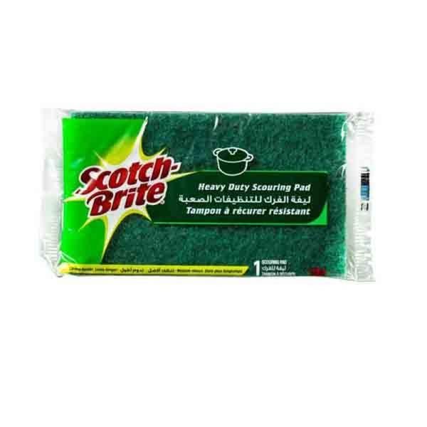 3M Класическа гъба за съдове - 3M Scotch Brite Heavy Duty Scrub Sponge, 1 бр