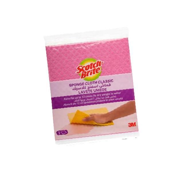 3M Класически мокри кърпички - 3M Scotch Brite Sponge Cloth Classic, 3 бр