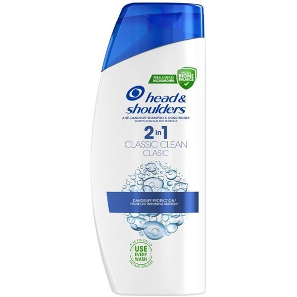 Head&Shoulders Класически шампоан против пърхот - Head&amp;Shoulders Classic Clean 2in1, 625 мл