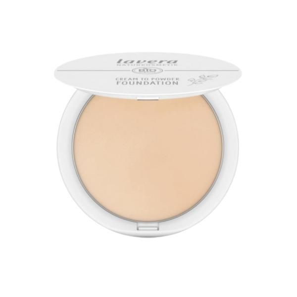 Lavera Компактен фон дьо тен Cream to Powder Lavera, нюанс Light 01, 10.5 гр
