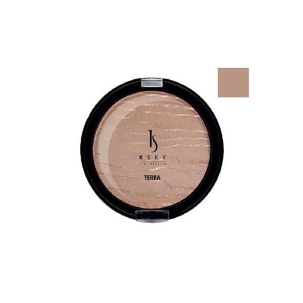 Mareleva Компактна бронзираща пудра KS61 KSKy Terra, нюанс KS 614 Sable Clair Tres Nacre, 25 гр