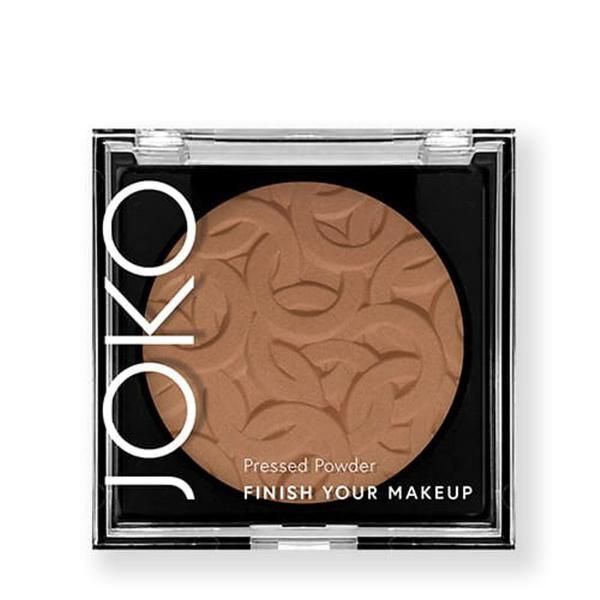 Joko Компактна пудра - Joko Finish Your Make-Up, нюанс 15 Tanned Brown, 8 гр