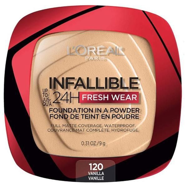 L'Oreal Paris Компактна пудра - L&#039;Oreal Paris Infaillible 24H Fresh Wear Foundation In A Powder, нюанс 120 Vanilla, 9 гр
