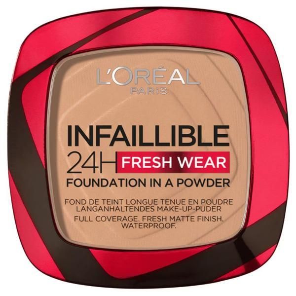 L'Oreal Paris Компактна пудра - L&#039;Oreal Paris Infaillible 24H Fresh Wear Foundation In A Powder, нюанс 220 Sand, 9 гр