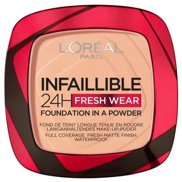 L'Oreal Paris Компактна пудра - L&#039;Oreal Paris Infaillible 24H Fresh Wear Foundation In A Powder, нюанс 245 Golden Honey, 9 гр